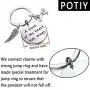 POTIY Horse Memory Gift in Memory of Horse Jewelry A Piece of My Heart Has Wings Pet Pony Mourning Loss Keychain Sympathy Gift Horse Memory Keepsake
