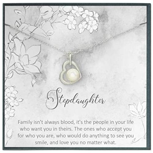 Step Daughter Gift from Stepfather Gifts for Step Daughter Quotes Jewelry Gifts Wedding