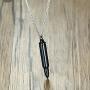 HUANIAN Stainless Bullet Shape Canister Capsule Memorial Keepsake Pendant Cremation Ash Urn Necklace for Men