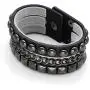 Jovivi Men Women Punk Rock Genuine Leather Multi Layers Spike Studded Rivets Strap Wrap Biker Leather Cuff Bracelet Bangle Wristband, Black Jovivi Men Women Punk Rock Genuine Leather Multi Layers Spike Studded Rivets Strap Wrap Biker Leather Cuff Bracelet Bangle Wristband, Black