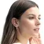 PAVOI 14K Gold Plated 925 Sterling Silver Post Cubic Zirconia Hoop Earrings PAVOI 14K Gold Plated 925 Sterling Silver Post Cubic Zirconia Hoop Earrings