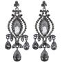 EVER FAITH Austrian Crystal Vintage Style Teardrop Dangle Chandelier Earrings