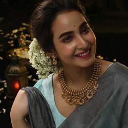 Tarinika Falak Antique Gold-Plated Indian Jewelry Set with Necklace and Earrings