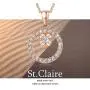 St.Claire 18K Gold Plated Swarovski Necklace for Women Round Halo Pendant Crystals Necklace Best Jewelry Gifts for Womens Girls Mothers Day Birthday Wedding Anniversary St.Claire 18K Gold Plated Swarovski Necklace for Women Round Halo Pendant Crystals Necklace Best Jewelry Gifts for Womens Girls Mothers Day Birthday Wedding Anniversary
