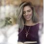 LIFETIME JEWELRY Cubic Zirconia Jesus Pendant Cross Necklace 24k Gold Plated