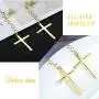 Sllaiss 925 Sterling Silver Cross Dangle Earrings For Men Women Unisex Silver Cross Chain Earrings Cool Cross Drop Earrings Men Jewelry Gifts Sllaiss 925 Sterling Silver Cross Dangle Earrings For Men Women Unisex Silver Cross Chain Earrings Cool Cross Drop Earrings Men Jewelry Gifts