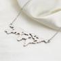 WUSUANED Stainless Steel World Map Necklace World Continents Jewelry Travel Gift for Women Men
