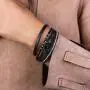 FANCY SHINY Leather Wrap Bracelet Boho Cuff Bracelets Crystal Bead Bracelet with Magnetic Clasp Jewelry Gifts for Women Teen Girls FANCY SHINY Leather Wrap Bracelet Boho Cuff Bracelets Crystal Bead Bracelet with Magnetic Clasp Jewelry Gifts for Women Teen Girls