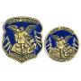 FaithHeart Saint Michael The Archangel Brooches Pin Badges for Clothes Bags Backpacks - Lapel Pins Amulet for Men Women Decoration Jackets Accessory Talisman (Gift Packaging)
