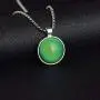 KOEDLN Color Changing Necklace Round Glass Convex Simple Necklace Temperature Color Change Creative Jewelry for Women Men KOEDLN Color Changing Necklace Round Glass Convex Simple Necklace Temperature Color Change Creative Jewelry for Women Men