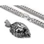 TIASRI Heavy Mens Lion Pendant 100% Stainless Steel Jewelry High Polishing Cuban Miami Link Chain Big Lion Pendant TIASRI Heavy Mens Lion Pendant 100% Stainless Steel Jewelry High Polishing Cuban Miami Link Chain Big Lion Pendant