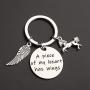 POTIY Horse Memory Gift in Memory of Horse Jewelry A Piece of My Heart Has Wings Pet Pony Mourning Loss Keychain Sympathy Gift Horse Memory Keepsake