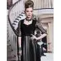 Finrezio Black Lace Necklace Bracelet and Pendant Earrings Set for Women Halloween Steampunk Wedding Party Mascarade Costume Jewelry Sets Finrezio Black Lace Necklace Bracelet and Pendant Earrings Set for Women Halloween Steampunk Wedding Party Mascarade Costume Jewelry Sets