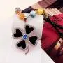 HSQYJ Crystal Pendant Necklace Long Black Beads Chain Necklaces with Statement Charm Pendant Boho Sweater Necklace for Women Girl Fashion Jewelry HSQYJ Crystal Pendant Necklace Long Black Beads Chain Necklaces with Statement Charm Pendant Boho Sweater Necklace for Women Girl Fashion Jewelry