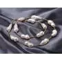 JYX Pearl Tin Cup Station Necklace White Baroque Freshwater Cultured Pearl Necklace JYX Pearl Tin Cup Station Necklace White Baroque Freshwater Cultured Pearl Necklace