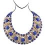HANTON Fashion Statement Handmade Strands Imitation Turquoise Beaded Necklace Bracelet Jewelry Sets for Women Gilrs Teens