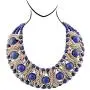 HANTON Fashion Statement Handmade Strands Imitation Turquoise Beaded Necklace Bracelet Jewelry Sets for Women Gilrs Teens HANTON Fashion Statement Handmade Strands Imitation Turquoise Beaded Necklace Bracelet Jewelry Sets for Women Gilrs Teens
