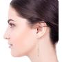 Womens Two Tone 925 Sterling Silver & 14k Gold-Filled Twisted Long Dangle Earrings