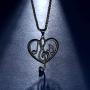 Beautlace Womens Musical Note Necklace Silver/18K Gold Black Gun Plated Treble Clef Music Note Jewelry Gifts for Music Lover