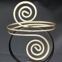 RechicGu Victorian Filigree Swirl Gypsy Boho Armband Upper Arm Cuff Armlet Belly Dance with Gift Box
