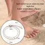 FAADBUK Birth Years Anklet Initial Year Number Rose Gold Pendant Anklets 1980-2020 Initial Year Number Anklet Old English Arabic Number Stainless Steel Friendship Ankle Bracelet