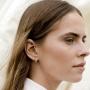 PAVOI 14K Gold Plated Sterling Silver Split Hoop Huggie Earrings in Rose Gold, White Gold and Yellow Gold