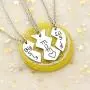 3pcs Stainless Steel Mother Daughter Pendant Necklace - Mom Big Sister Little Sister (Necklace) (Necklace) 3pcs Stainless Steel Mother Daughter Pendant Necklace - Mom Big Sister Little Sister (Necklace) (Necklace)