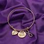 Zuo Bao Mother of The Bride or Groom Adjustable Bangle Wedding Gifts Mothers Gifts Bangle Bouquet