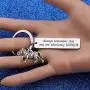 WUSUANED Inspirational Gift Always Remember That You are Absolutely Unique Zebra Keychain Inspirational Jewelry Gift for Zebra Lover WUSUANED Inspirational Gift Always Remember That You are Absolutely Unique Zebra Keychain Inspirational Jewelry Gift for Zebra Lover