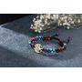 Top Plaza 7 Chakra Yoga Meditation Bracelet Reiki Healing Crystal Stone Anxiety Bracelets Double Layered Natural Gemstone Beads Bracelets for Women Girl