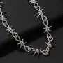 SONGCHANGJEWELRY Barbed Wire Necklace Choker - Punk Necklaces - Thorn Chain Men Punk Rock Jewelry Gift for Men Women Lovers SONGCHANGJEWELRY Barbed Wire Necklace Choker - Punk Necklaces - Thorn Chain Men Punk Rock Jewelry Gift for Men Women Lovers