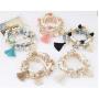 Weicam Women Girls Jewellery 5 Pack Vintage Boho Crystal Multilayer Beaded Bracelet Stretch Tassel Bangle Bracelet