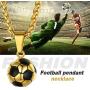 GOLDCHIC JEWELRY Number Necklace, Customized Unisex Boys Mens Stainless Steel Baseball Cross Necklace/Soccer/Football/Basketball Necklace with Chain 22”+2'' Extender,Sports Fan Gift