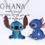 UJIMS Ohana Gift Ohana Hibiscus Flower Pendant Necklace Lilo Stitch Jewelry For Best Friends Family Member Gift UJIMS Ohana Gift Ohana Hibiscus Flower Pendant Necklace Lilo Stitch Jewelry For Best Friends Family Member Gift