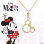 Disney Jewelry Mickey or Minnie Mouse 14K Yellow Gold Pendant Necklace, 18''