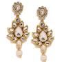 Bindhani Womens Indian Style Jewelry Bridal Wedding Crafted Brides Fashion Gold Plated Kundan Choker Necklace Earrings Tikka Bollywood Party Wear Jewellery Tika Set For Bridemaids