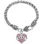 Luvalti “Nana” Charm Crystal Bracelet - Adorable Nana Pink Heart Bracelet - Best Family Jewelry Gift Luvalti “Nana” Charm Crystal Bracelet - Adorable Nana Pink Heart Bracelet - Best Family Jewelry Gift