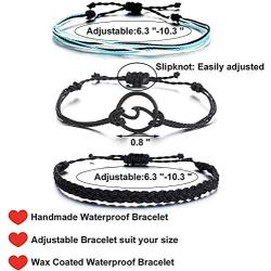 VSCO String Wave Ankle Bracelets for Women Sunflower Compass Moutain Waterproof Strand Anklets Bracelet Set for Teen Girls