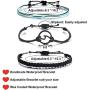 3 PcsVSCO String Wave Bracelet Adjustable Friendship Bracelet Handcrafted Jewelry Women (set A)