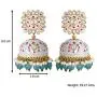 Aheli Ethnic Wedding Wear Floral Designed Enamel Jhumki Drop Dangle Earrings Indian Fashion Jewelry for Women Aheli Ethnic Wedding Wear Floral Designed Enamel Jhumki Drop Dangle Earrings Indian Fashion Jewelry for Women