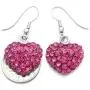 Valentines Day Red Heart Earrings Love Be Mine Dangle Hook Style Paved Rhinestone Fashion Jewelry Valentines Day Red Heart Earrings Love Be Mine Dangle Hook Style Paved Rhinestone Fashion Jewelry