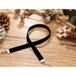Classic Black Velvet Choker Necklace for Women Girls, Valentines Day Birthday Gifts, Halloween Cosplay Jewelry