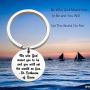 BEKECH Inspirational Gifts Be Who God Meant You to Be and You Will Set The World On Fire Keychain Faith Jewelry Best Friend Encouragement Gift