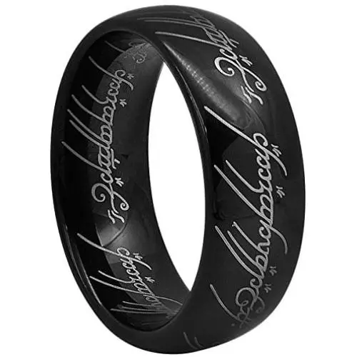 Kingary 8mm The Magic Ring Black Blue Tungsten Carbide Ring Band for Men Women Comfort Fit Size 4 to 16 Kingary 8mm The Magic Ring Black Blue Tungsten Carbide Ring Band for Men Women Comfort Fit Size 4 to 16
