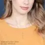 RIAH FASHION Dainty Simple Religious Charm Necklace - Minimal Pendant Delicate Chain Cross Valentines Gift Christian Jewelry