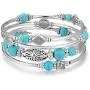 BULINLIN Layered Wrap Bangle Turquoise Bracelet - Bead Bracelet with Natural Agate Stone, Gifts for Women BULINLIN Layered Wrap Bangle Turquoise Bracelet - Bead Bracelet with Natural Agate Stone, Gifts for Women