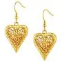 FindChic Vintage Indian Earrings for Women Ethnic Antique Carving Hollow Out Patterned Heart/Chili/Waterdrop/Moon Dangle Earrings for Girls, with Jewelry Box