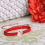 Adoré String Friendship Bracelets for Women - Handmade Rope Braided Bracelets for Teens, Woven Bracelet with Heart Charm Crystals from Swarovski, Womens Girls Wish Bracelets