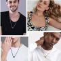 PROSTEEL Gay Pride Necklace,Rainbow,LGBT Jewelry,Love Wins,Equality Necklace,Inspirational Jewelry,Friendship Necklaces,Gift for Him