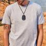 ASGIFT Unique Gifts for Men Women, Black Obsidian Charms Necklace, Healing Crystal Stone Pendant